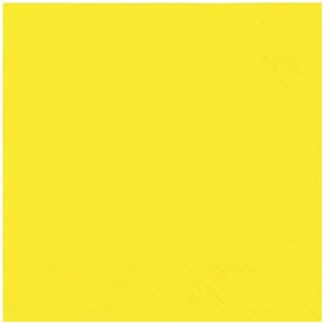 Serviette Atelier Zelltuch, 25 x 25 cm, gelb