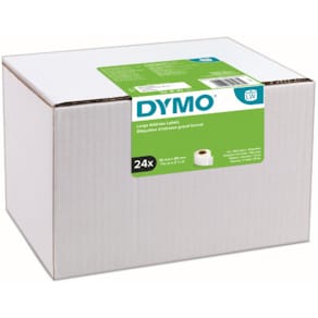 Thermoetiketten DYMO LabelWriter, 89 x 36 mm, weiß