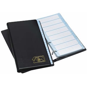 Telefonregister Bantex 24 faner A-Å, ekstra ark, 12 stk