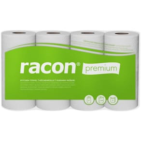 Küchenrolle RACON Premium, 2-lagig, weiß