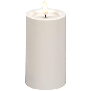 Blockljus KONSTSMIDE LED timer vit 12cm