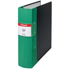 Gaffelpärm JOPA A4 Trärygg Mörkgrön, 80mm