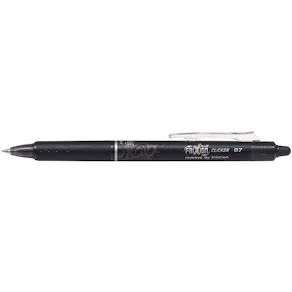 Gelkulpenna PILOT Frixion Clicker Medium Svart, 0.7mm, raderbar