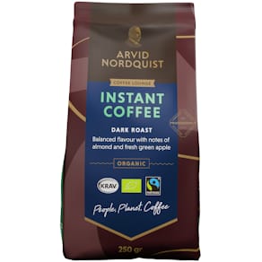 Snabbkaffe Arvid Nordquist Organic Mörkrost 250 g