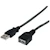StarTech.com 1,8 m svart USB 2.0-förlängningskabel A till A 