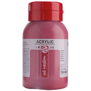 Akrylmaling ARTCREATION 750ml Karminrød
