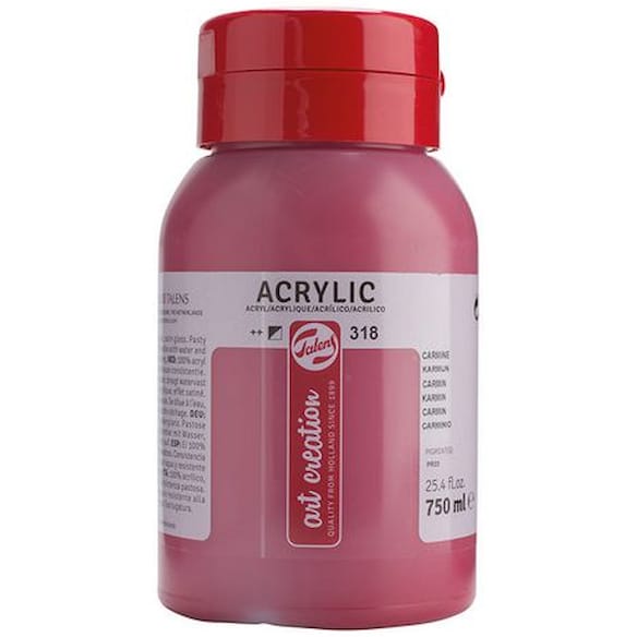 Akrylmaling ARTCREATION 750ml Karminrød