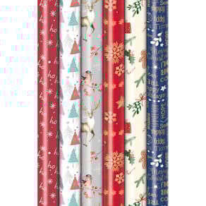 Geschenkpapierrolle ZÖWIE Präsenta, 5 m x 70 cm, sortiert