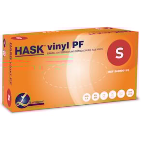 Einmalhandschuhe HASK Vinyl, weiß, Gr. S