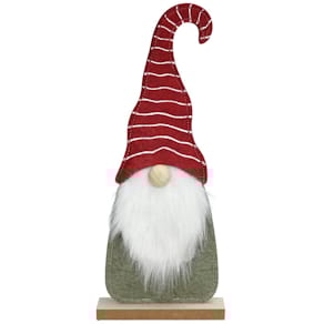 Weihnachtsfigur Noname Wichtel, rot/grün, Polyester