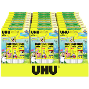 Klebestift UHU stic, 3x21 g, BTS 2026, gelb
