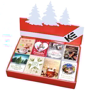 Weihnachtsanhänger Eulzer, 5 Stück, sortierte Motive