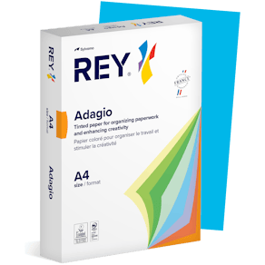 Färgat kopieringspapper Rey Adagio A4 80g 500/fp Deep Blue