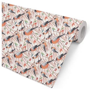 Julpapper 57cmx154m Rödhake