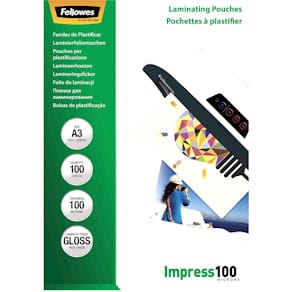 Lamineerhoes Fellowes Impress100, A3, 200 micron (2 x 100), pk  1