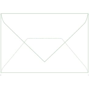 Kuvert 78x115 mm hvid, langsiden åben, gummeret, 500 stk