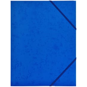 Elastikmappe BNT A4 blå, karton med elastik, 48 stk