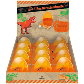 Kreativset moses. Verlag Dino T-Rex Bernsteinfossil, orange