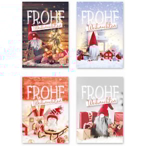 Weihnachtsanhänger Noname, 3 Stück, sortiert