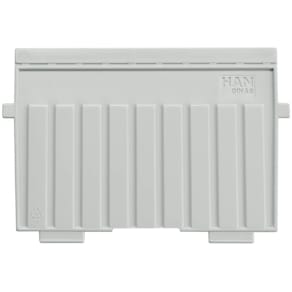 Stützplatte HAN DIN A6 quer, lichtgrau, Kunststoff