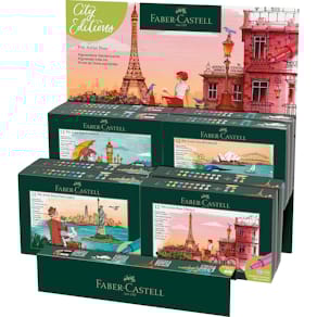 Geschenkset Faber-Castell Pitt Artist Pen, 12-tlg., Citys sort.