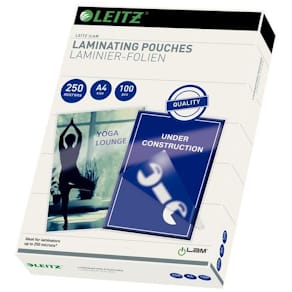 Laminat LEITZ A4 250mic klar 100/fp