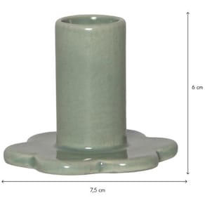 Ljusstake Bloom grön 2/fp