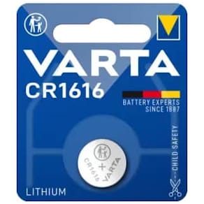 Knopfzellen-Batterie VARTA CR1616, Lithium, 3V, 1 Stück