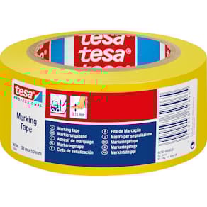 Golvmarkering TESA Prof. 50mmx33m gul