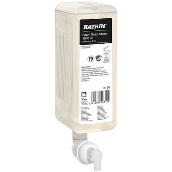 Skumsåpe KATRIN Clean 1L 6st