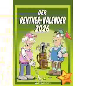 Bildkalender Alpha Der Rentner-Kalender 2026, 23,7x34 cm