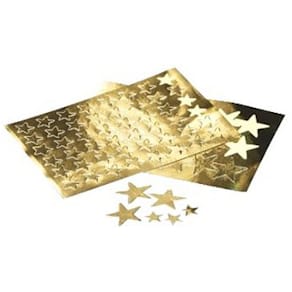 Stickers Stjärna Guld, 25mm, 108/fp