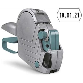 Prismærkepistol METO Basic S822, 1 linje/8 tegn, neonrød