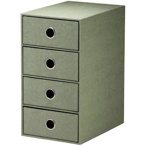 Schubladenbox RÖSSLER Soho Special Line, sage, 4 Schubfächer