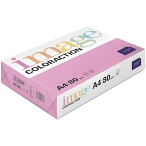 Kopipapir Image Coloraction Malibu neonpink A4 80 g FSC, 500 ark