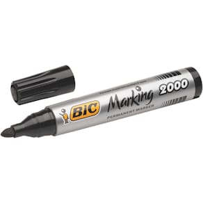 Märkpenna BIC 2000 Svart, permanent, konisk