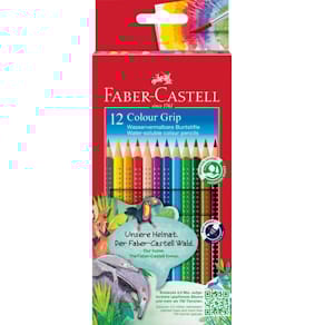 Buntstifte Faber-Castell Colour Grip, 12 St. (Etui)