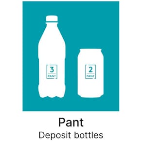 Kildesorteringsetikett Pant