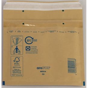 Luftpolstertasche AROFOL Classic, braun, 200 x 175 mm