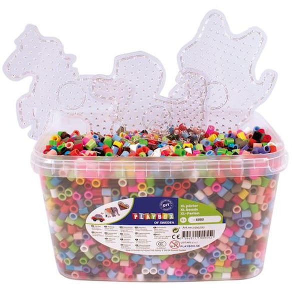 Perler PLAYBOX XL 12 farger mix  (6 000)