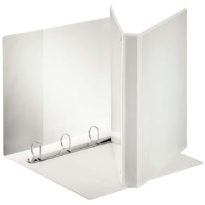 Hobbymappe Esselte Maxi A4 4 ringe 20 mm hvid, 10 stk