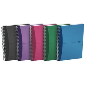Anteckningsblock Oxford Urban Mix A4, PP-omslag, linjerat, 90g