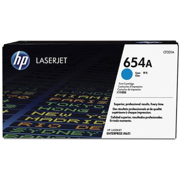 Toner HP 654A CF331A 15K blå