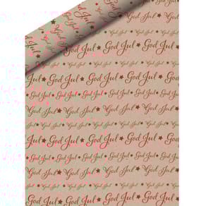 Diskrull 154mx57cm kraft God Jul