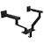 Dell Dual Monitor Arm - MDA20 - Monteringssats - justerbar arm