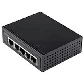 StarTech.com Industrial 5 Port Gigabit PoE Switch, 30W, Power
