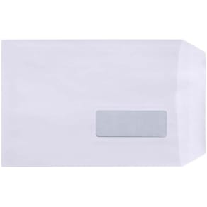 Konvolut C5 højre rude, selvklæbende 90 g, 500 stk