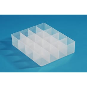 Verdeler Really Useful Box, 16 vakjes, transparant