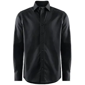 Skjorta BERKELEY Plainton reg svart 2XL