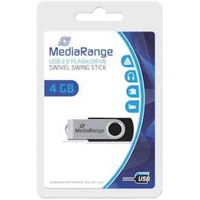 USB-Stick MediaRange, 2.0, 4 GB, high speed